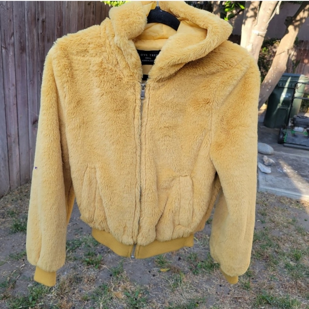 Love Tree Fluffy Jacket